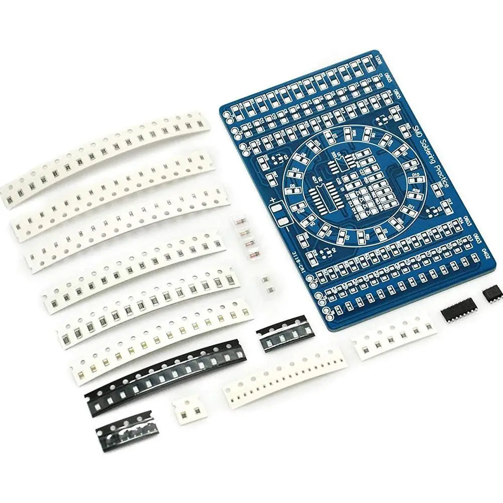 Soldering Practice SMD Circuit Board LED Electronics SMT Components DIY PCB Kit Project Tools Basic For Soldering Kit
