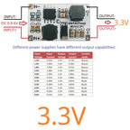 2 In 1 Auto Buck-Boost DC-DC Converter 0.9-6V to 3V 3.3V 4.2V 5V PWM PFM Voltage Regulator for LINO LIPO Lifpo4 Nimh Batery