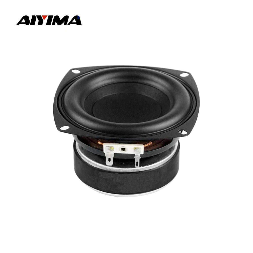 AIYIMA 1Pcs 4 Inch Subwoofer 4 8 Ohm 50W HIFI Woofer Speaker Super Bass Long-Stroke Home Theater Loudspeaker For 2.1 Speakers