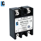 LCTC 1PCS SSR Solid State Relay DC To AC to DC 10A 25A 40A 50A 60A 80A 100A Zero-crossing Relay 3-32VDC