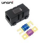ANS-H 1-Way Midi Fuse Holder ANS-8 20A 50A 70A 80A 100A 150A 175A 200A Safety Plate Base Car Carrier Fuse Box Bolt Type