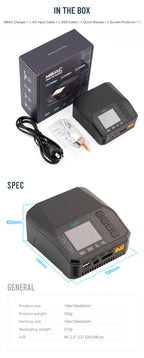 ToolkitRC M6AC Smart Lipo Battery Charger Discharger AC 120W DC300W MAX30A for 1-6S Battery FPV Model Spare Part LiHV LIFE LILON