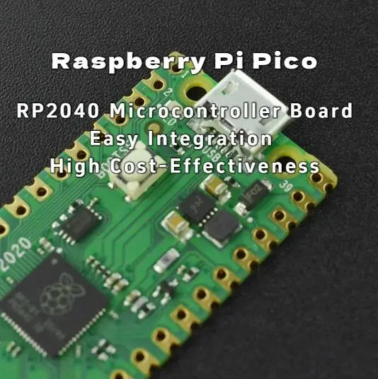 Raspberry Pi Pico | RP2040 Microcontroller | Dual-Core ARM Cortex-M0+ | 2MB Flash | 26x GPIO | MicroPython & C Support