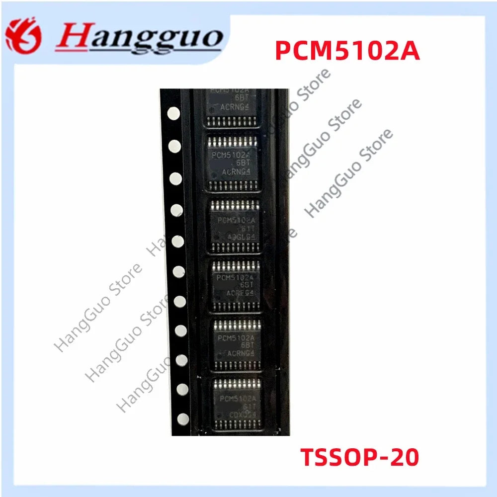 5-100PCS/Lot Original PCM5102APWR PCM5102APW PCM5102A PCM5101APWR PCM5101A PCM5101 TSSOP-20 digital-to-analog converter IC chip