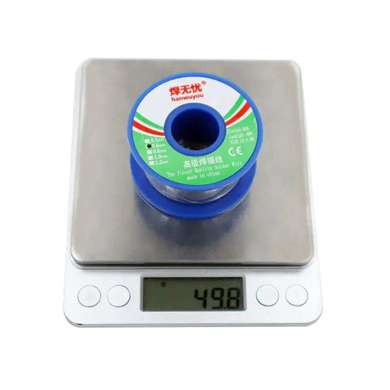 1pc 60/40 Solder Wire Rosin Core Tin Soldering Welding Flux 1.5-2.0% Iron Wire Reel 50g Diamater 0.5 0.6 0.8 1 1.2mm