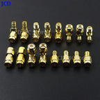 1/3/5piece SMA Male Female RF Straight Connector 90 Degree Right Angle Tee Type 3Way Splitter RPSMA To RP-SMA Male Adapter