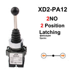 2NO 2 Position Latch XD2-PA12 PA14 Rocker Joystick Controller Spring Return Rotary Cross Switches Reset PA22 PA24 4NO 4Position
