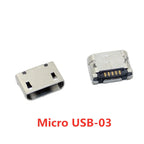 20pcs Micro USB 5 Pin SMT Socket Connector Type B Female Placement DIP SMD USB Charging Adapter Connectors Plug