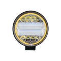 4-Inch LED Round Spot Work Light Combo Flood Driving Amber Fog Lamp For Truck SUV 4WD 4x4 LED Bar Offroad ATV Jeep Tractor