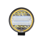 4-Inch LED Round Spot Work Light Combo Flood Driving Amber Fog Lamp For Truck SUV 4WD 4x4 LED Bar Offroad ATV Jeep Tractor