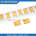 10pcs A B C D Type Tantalum Capacitor 100UF 0.22UF 1UF 4.7UF 10UF 22UF 33UF 47UF 6.3V 10V 16V 25V 35V 50V 3216 3528 6032 7343