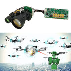 RS422 High-Stability Gyroscope Rangefinder Module 1535nm 115200bps 0.4mrad 4000m Laser Distance Sensor for UAS