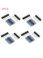 Logic Level Shifter Converter Module 4 Channel Bidirectional 3.3V to 5V, 5V to 3.3V Support UART IIC I2C SPI 1-Wire Compatible