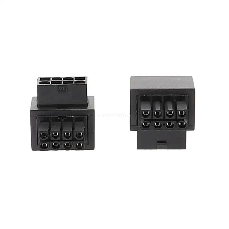 Mainboard CPU 8Pin Female to Male Power Connector Adapter 8Pin 90Degree Steering Dropship