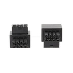Mainboard CPU 8Pin Female to Male Power Connector Adapter 8Pin 90Degree Steering Dropship