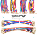 Keszoox Molex 5557 4.2mm Male Female 2-6P Connectors Housing with 20AWG Pre-crimped Cable Molex Connector Kit