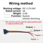13 16 20MM Dimmable Touch Sensor Button Switch DC5V 12V 24V Smart Controller Home Light Strip Embedded LED Dimmer Controller