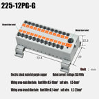 Fixed Modular Wire Connectors Compact Splicing Lighting Push-in Multi Link Terminal Block 1 in Multiple Out 225 Series 1