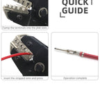 CLN-68B 0.08-1.5mm² Open Barrel Terminals Pliers Crimping Tool (28-16AWG) for JST, DuPont, Molex, PH2.0 XH2.54 3.96 4.2mm Pitch