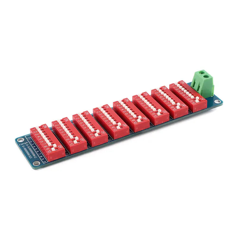 0.1-9999999R Programmable Resistor Resistance Board PCB Module Eight-segment 1% Accuracy 0.1-9999999MΩ 0.1Ω -9999999Ω ohm