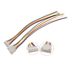 10Pcs Micro JST XH 2.54mm Pitch 2/3/4/5/6 Pin Male Plug / XH2.54 Female Socket Extension Lead Wire Cable Connector 20CM 26AWG