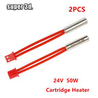40/50W 24V Cartridge Heater High Temperature 300°C NTC100K Thermistor Heating Tube for Sprite Extruder Ender 3 S1 Pro 3D Printer