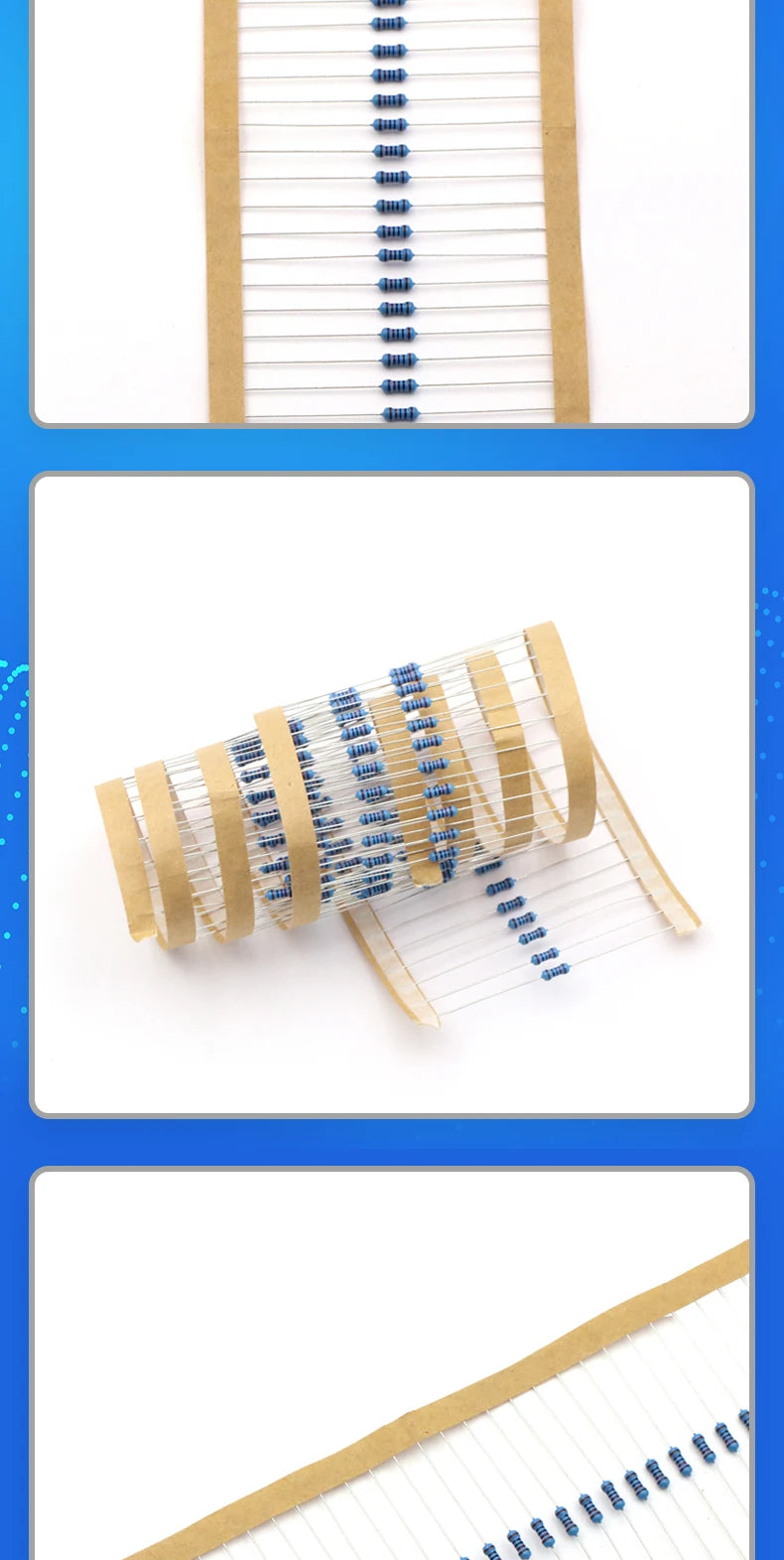 100PCS CAN Bus Matching Resistor RS485 Terminal Matching Resistor 120 Ohms 120 Ohms 485 Communication Impedance