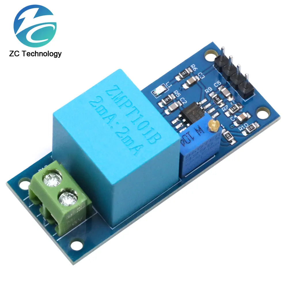 Active Single Phase Voltage Transformer Module AC Output Voltage Sensor for Arduino Mega ZMPT101B 2mA