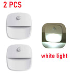 ZQQBYY LED Night Light Motion Sensor Wireless Lights AAA Battery Powered Bedroom Wall Staircase Closet Aisle Body Induction Lamp