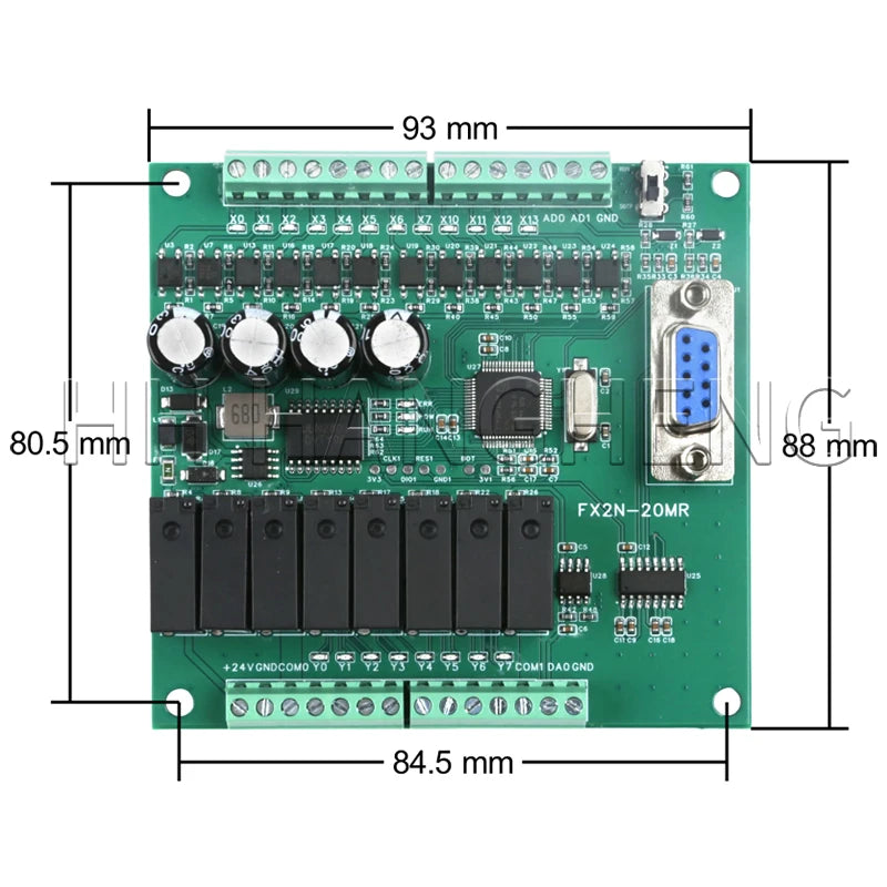 PLC FX2N 10MR/10MT/16MR/16MT/20MR/20MT/24MR/24MT/32MR/32MT Programmable Logic
