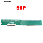 1pcs 4P 6P 8P 10P 12P 14P 15P 16P 18P 20P Test Board Adapter Double Rows Plate Connector 2.54mm 0.5mm Flip FPC Soft Flex Cable