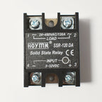12V 24V Solid State Relay DC to AC SSR Module 230V AC Load 3-32VDC Input for Home SSR-10DA SSR-25DA 40DA 60DA 80DA 100DA 120DA