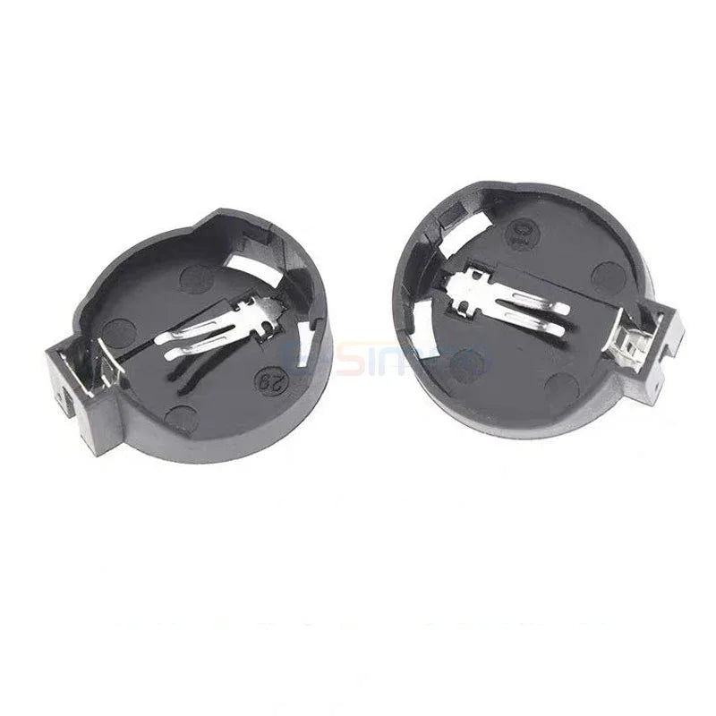 10PC CR2032 3V CR2016 CR2025 Battery Socket BS-2 BS-6 BS-8 Gold Horizontal Vertical DIP SMD Button Battery Holder Batteries Case