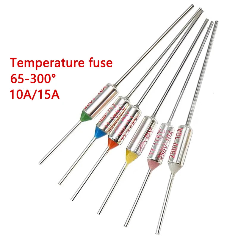 TF Thermal Fuse RY 65C 70C 75C 80C 85C 90C 100C 110C 120C 130C 152C 165C 172C 185C 192C 216C 240C 280C 300C Temperature Fuse