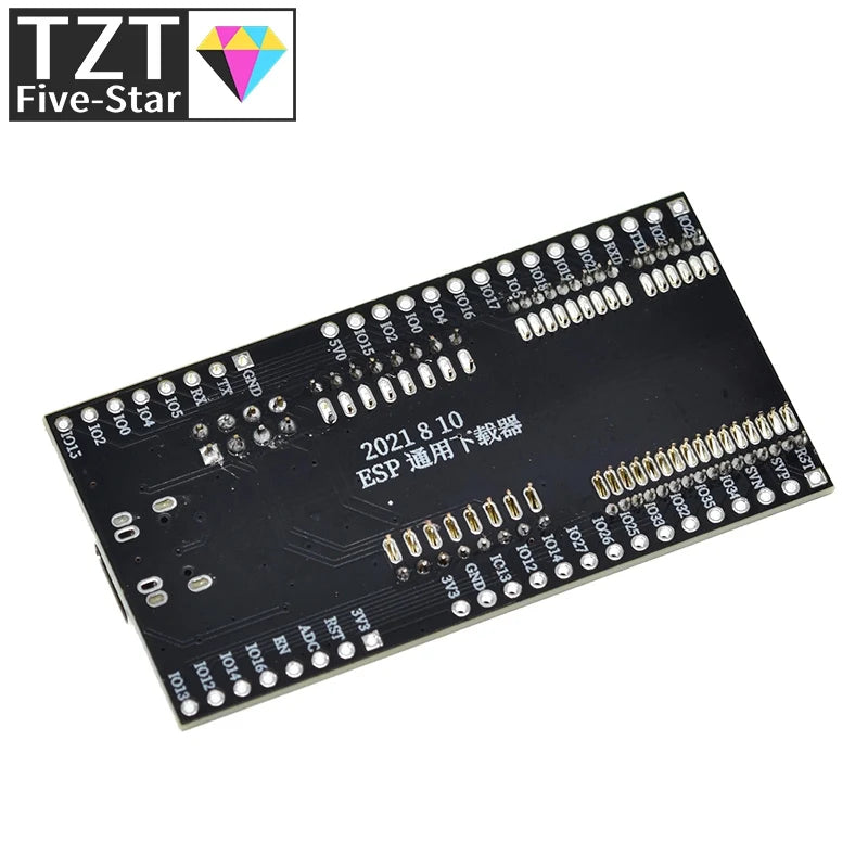 TZT 1/3PCS ESP8266 ESP32 Development Board Test Programmer Socket Downloader For ESP-01 ESP01S ESP12 ESP32 Adapter CH340