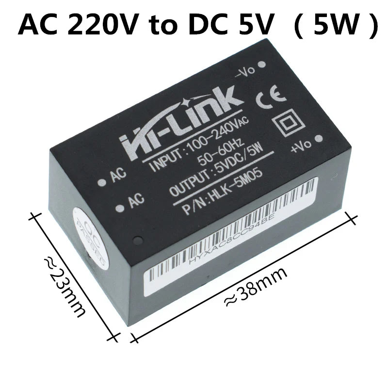 HLK-PM01 HLK-PM03 HLK-PM12 AC-DC 220V to 5V/3.3V/12V Mini Power Supply Module Intelligent Household Switch HLK-5M05