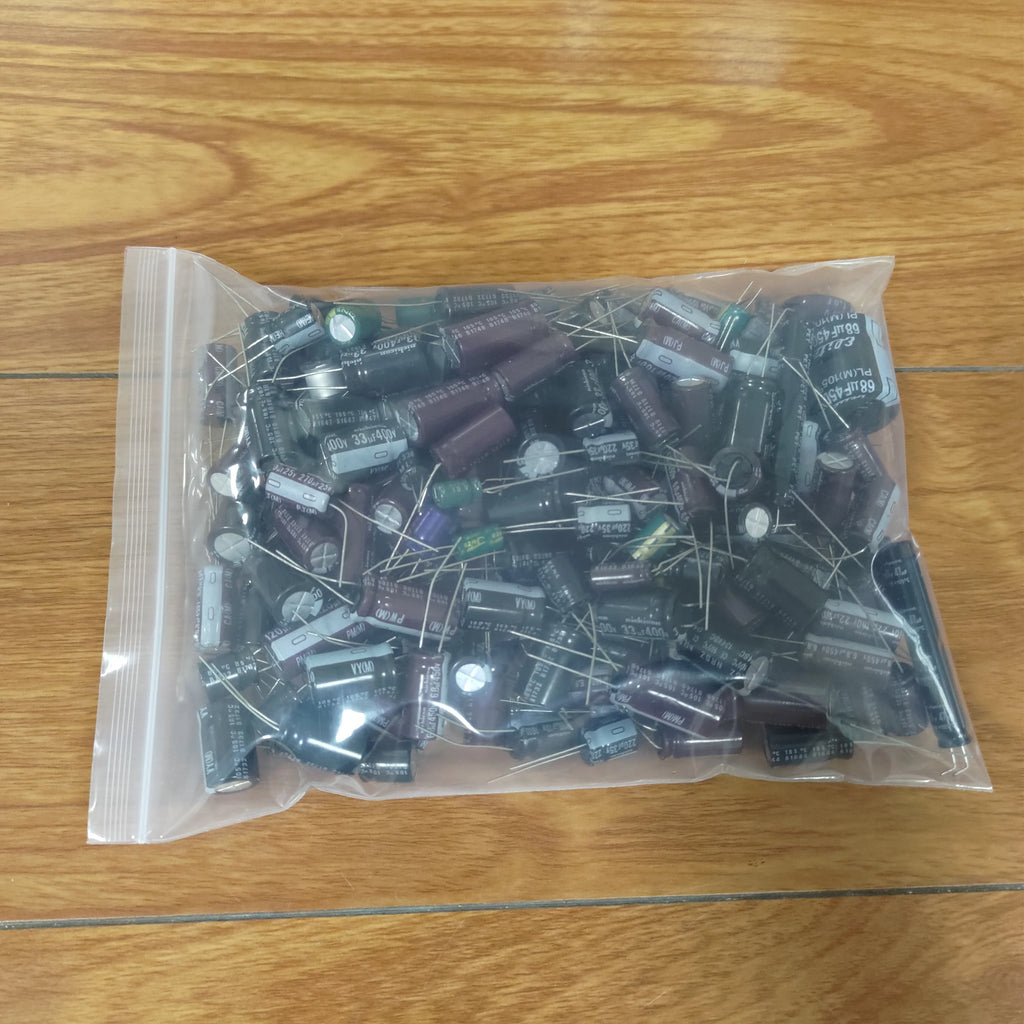500gram/lot Mixed Electrolytic capacitor Sale For DIY lover Repair electronic component package Read before Order