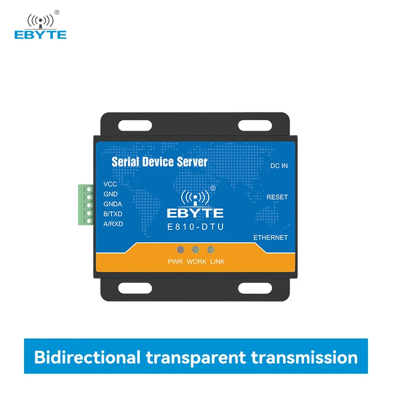 RS485 To Ethernet Serial Server EBYTE E810-DTU(RS485) V1.0 TCP/UDP Server/Client RJ45 10/100Mbps Industrial Grade