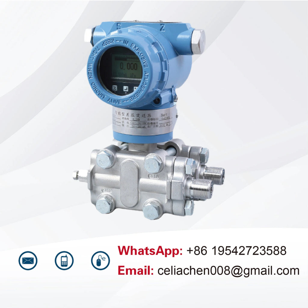 3051DP Differential Pressure Transmitter 4-20mA+HART Explosion Proof Digital Sensor for Industrial Automation