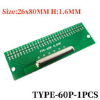 FPC FFC Flexible Cable Adapter Board 0.5mm Pitch Connector SMT to 2.54mm 4P/6P/8P/10P/12P/14P/15P/16P/18P/20P/22P/24P/26P/30P