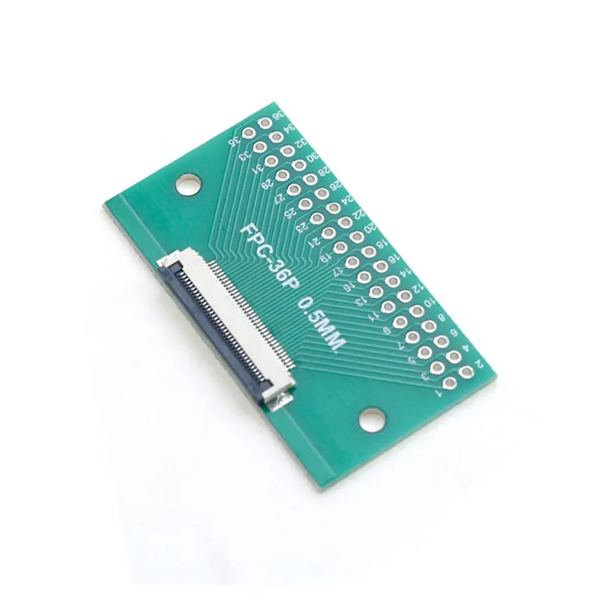 4P/6P/8P/10P/12P/14P/15P/16P/18P/20P/22P/24P/26P/30P/34P/80P FPC/FFC Flexible Cable Adapter Board 0.5mm SMT To 2.54mm Connector