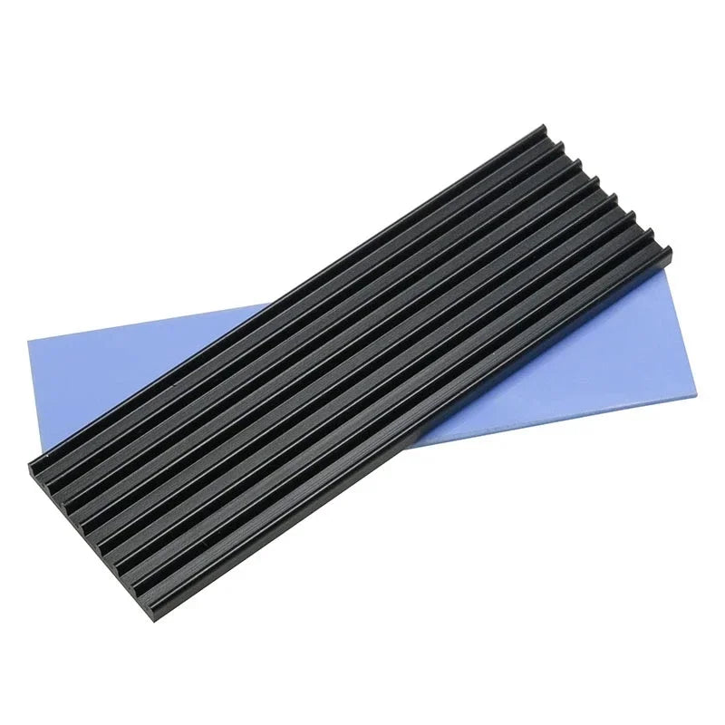 Aluminum Cooling Heatsinks Thermal Pads Heat Dissipation Radiator Thickness 3mm 6mm for M.2 NGFF SATA PCI-E NVME M2 SSD Heatsink