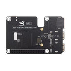 Raspberry Pi 5 PCIe to MiniPCIe 4G Gigabit Ethernet RJ45 USB HUB HAT With LTE Module SIM7600E SIM7600SA-H SIM7600G EC25-AUX EG25