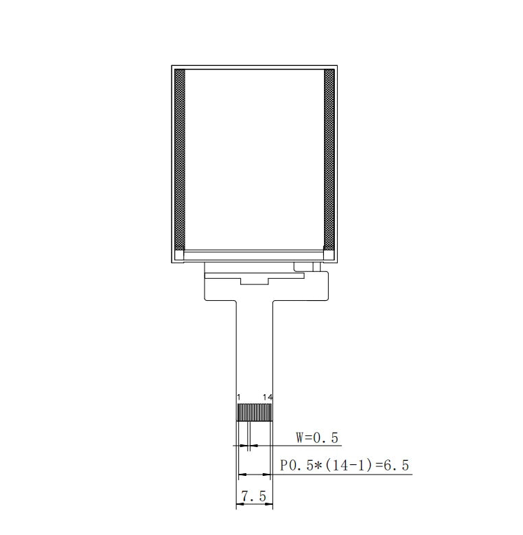 1.8 inch TFT LCD screen SPI serial port screen 14PIN 65K color TFT 51 microcontroller drive ST7735S STM32