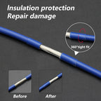 1 - 100m Transparent 1mm ~ 20mm Super Thin Wall Soft Shrinkable Tube 2:1 Heat Shrink Tube Earphone Line Audio Cable Sleeve Wrap