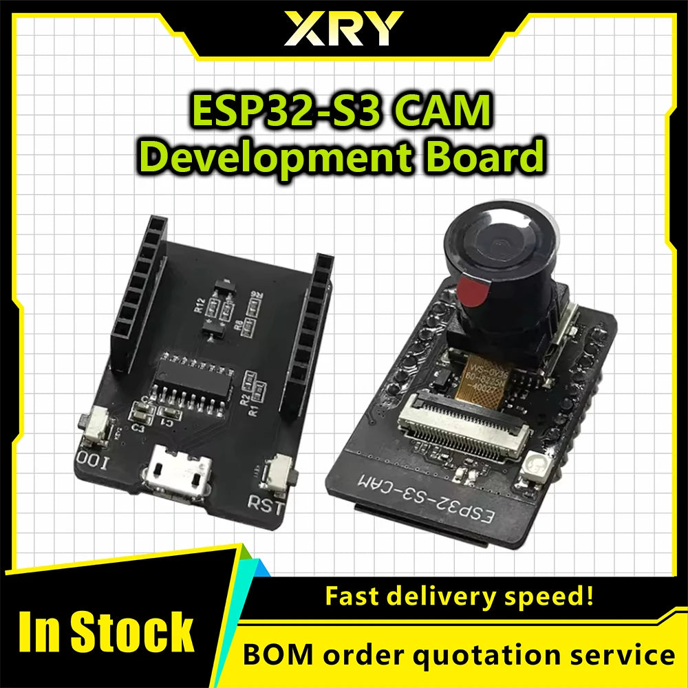XRY ESP32-S3 CAM development board WiFi+Bluetooth module ESP32-S3-N16R8 with OV2640 camera Tablero de desarrollo de cámara ESP32
