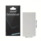 Thermal Silicone Pad 14.8 W/mk, 85*45mm, Non Conductive Heat Resistance High Temperature Resistance For Laptop Heatsink GPU CPU