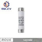10*38 Fast blow Ceramic Fuse 8.5X31.5MM 14X51MM 22X58MM Fuse 380/500V 0.5A 1A 2A 5A 6A 10A 16A 20A 32A RO14 RO15 RO16 RO17