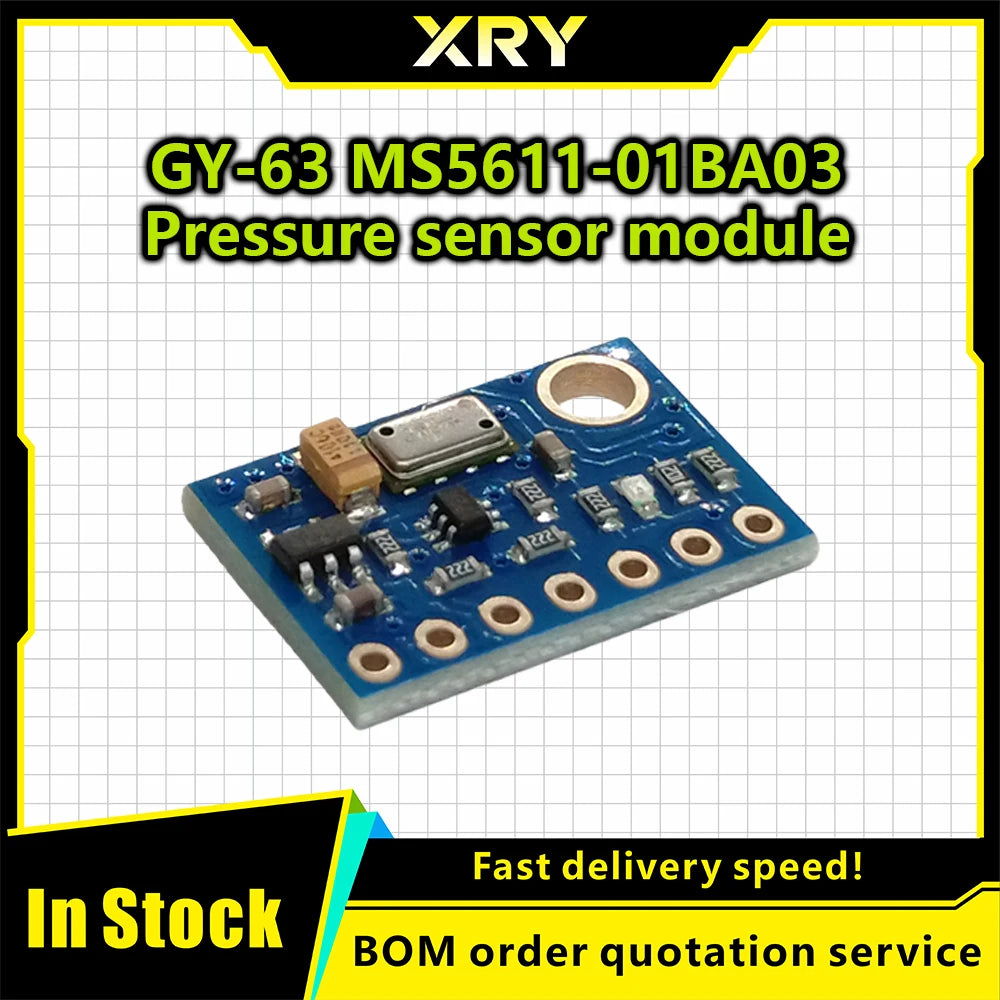 XRY MS5611-01BA03 Precision Pressure Sensor Module MS5611 GY-63 Height Sensor Module for Arduino