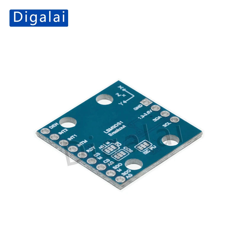 LSM9DS1 9-axis electronic compass, magnetometer, accelerometer, gyroscope, high-precision sensor module